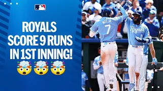 Bobby Witt Jr. caps off the Royals' 9 RUN INNING with a two-run homer!
