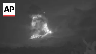 WATCH: Volcano erupts on a central Philippine island
