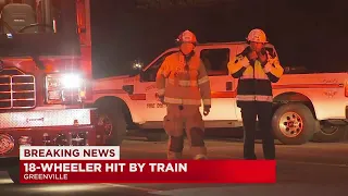 18-wheeler vs train crash in Greenville Co.