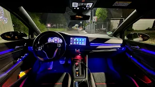 2022 VW Golf GTI Clubsport Edition 45 - at night | Ambientebeleuchtung