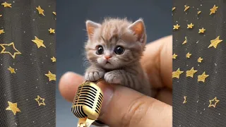 funny animal video 2024😍kitten