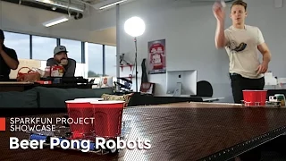 Beer Pong Robots from SparkFun!