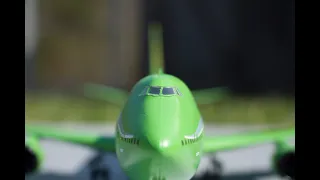 Модель Boeing 747-800 от Звезды. Масштаб 1/144