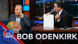 Bob Odenkirk Pitches New TV Show Ideas to Stephen Colbert’s Audience