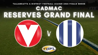 2023 TDFL - Cadmac Reserves Grand Final
