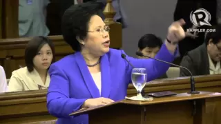 Miriam: Enrile a liar, womanizer, king of corrupt politics