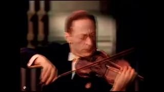 Pay tribute to Jascha Heifetz. Films from 1920s, 1930s, 1940s. AI Colorize.