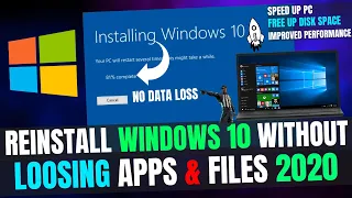 How to Reinstall Windows 10/11 Without Losing Data! | Reset Windows 10 (2024)