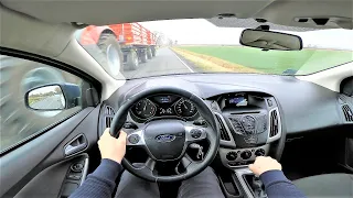 Ford Focus MK3 1.6 tdci 95KM (2011) POV Drive Test & Acceleration | 4K #80