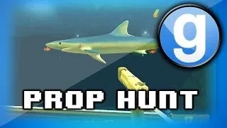 Prop Hunt w/ Friends Funny Moments! - Grumpy Old Man, Sharks, and Finding Nemo Amazing Round!