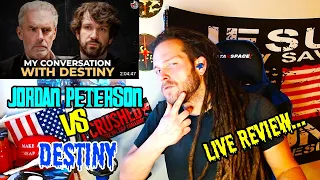 DESTINY AND JORDAN PETERSON FINALLY SIT DOWN... LIVE REVIEW!