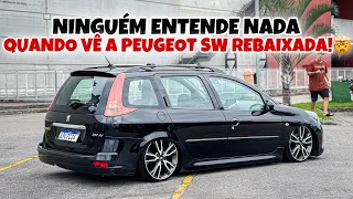 PEUGEOT 207 SW REBAIXADO COM RODAS ARO 17 DE HYUNDAI CRETA!