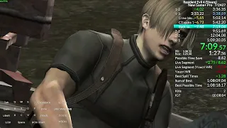 RE4 Steam New Game+ Pro 1:08:16 LRT (1:16:24 IGT) (World Record)