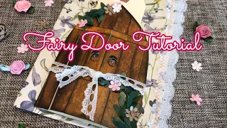 Fairy door tutorial / junk journal page idea | I'm A Cool Mom