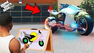 Franklin Find The Most Powerful & Fastest God Bike Ever Using Magical Painting In Gta V