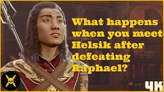 Baldur's Gate 3: What happens when you meet Helsik after defeating Raphael?