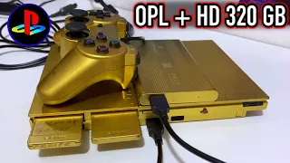 TESTE do Ps2 GOLD com HD 320 GB + OPL ( VÍDEO GAME CUSTO BENEFÍCIO )