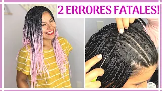 HOW TO CROCHET BOX BRAIDS - TWO MISTAKES I MADE!