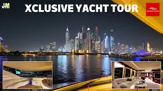 Luxury Dubai Yacht Tour at Night with BBQ | Xclusive Yachts Experience 🇦🇪
