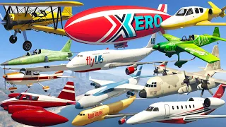 GTA V: All Airplanes Best Extreme Longer Crash and Fail Compilation