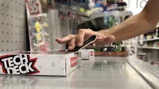 FINGERBOARDING AT WALMART! (In The Tech Deck Section)