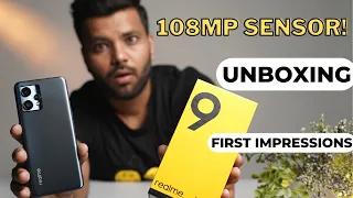 Realme 9 4G Unboxing, First Impressions & Price in India | ISOCELL HM6 Sensor & Much More