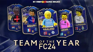 Team Of The Year 2024 • TOTY 24 Ultimate Team in Lego Football EA Sports FC 24