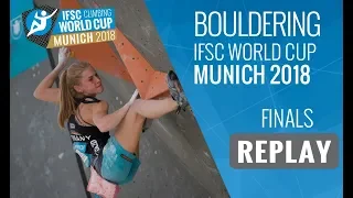 IFSC Climbing World Cup Munich 2018 - Bouldering - Finals - Men/Women