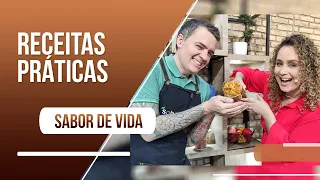 Farofa, berinjela e maçã são as estrelas do Sabor de Vida