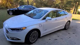 2017 2018 Ford Fusion Energi Hybrid Titanium Atkinson 2.0 4 cyl POV test drive 0-60 highway review