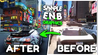 🔥How To Install Graphics Mod In GTA IV For Low End PC ✅| Simple ENB Graphics [ Best Graphics Mod ]