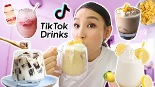 Testing Viral TikTok Drink Recipes *so yummy* 🤤 | Part 10