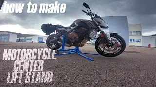 How to make Motorcycle Center Lift Stand