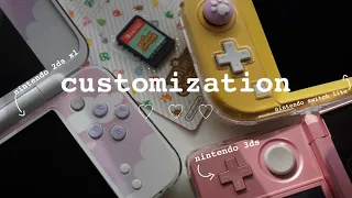 costumize my consoles - lavender new nintendo 2ds xl - pink nintendo 3d  -  nintendo switch lite | ☆