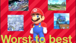 Ranking all 48 main Mario kart 8 deluxe tracks