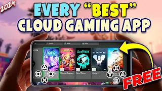 Trying *EVERY* Best Cloud Gaming Apps On Playstore | 2024