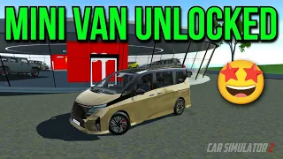 Mini Van Unlocked - New Update - Car Simulator 2