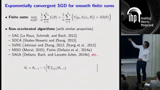 On the Global Convergence of Gradient Descent for (...) - Bach - Workshop 3 - CEB T1 2019