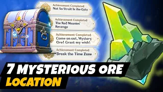 All 7 Mysterious Ore Locations | Arkhium Stock | Genshin Impact 4.1