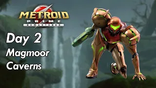 Metroid Prime Day 2 - Exploring the caverns (First Playthrough)
