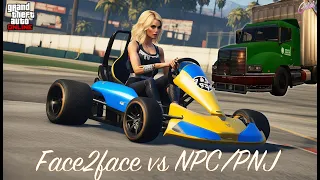 GTA Online - Face2face vs NPC/PNJ 😰