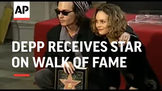 Johnny Depp receives star on walk of fame