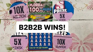 Florida lottery 100x the cash scratch off tickets multipliers found $60 session profit