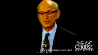 Milton Friedman Crushes Man's 3 Questions like Dixie Cups