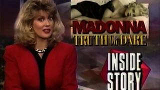 MADONNA ENTERTAINMENT TONIGHT! 1991! TRUTH OR DARE PREMIERE! INSIDE STORY! REMASTERED 2019