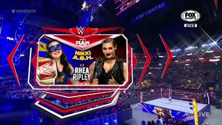 Nikki A.S.H Vs Rhea Ripley - WWE Raw 16/08/2021 (En Español)