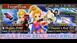 [DFFOO - GL]KRILE & ZELL EX Banner Pulls - How many GOLDs in 20 tix?