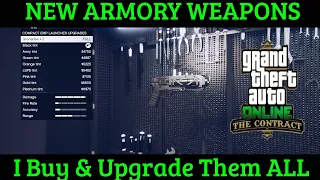 NEW CONTRACT AGENCY ARMORY WEAPONS - EMP Launcher, Stun Gun, Heavy Rifle, & More - GTA 5 Online