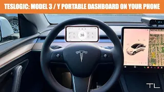 REVIEW: Teslogic Portable Dash for Tesla Model 3 / Y *With Magsafe wiring install in center console*