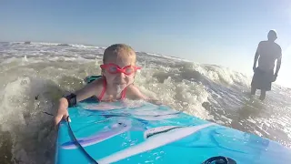 Amelia Dobbs at Folly Beach Boogie Boarding - Macho Beach 20B